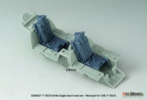 画像10: DEF.MODEL[DS48027]1/48 現用 アメリカ/韓国空軍 F-15Eストライクイーグル/F-15Kスラムイーグル ACES-II射出座席 ウール張りタイプ(2個入) (10)