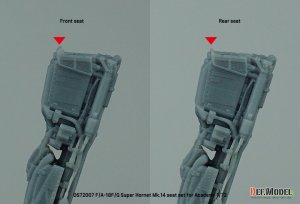 画像4: DEF.MODEL[DS72007]1/72 現用 アメリカ海軍 F/A-18Fスーパーホーネット/EA-18Gグラウラー Mk.14射出座席 複座型(アカデミー用 2個入) (4)