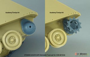 画像14: DEF.MODEL[DT35005]1/35 現用 アメリカ M113装甲兵員輸送車 可動履帯セット(各社製M113用) (14)