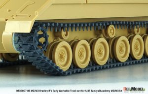 画像12: DEF.MODEL[DT35007]1/35 現用 アメリカ M2/M3ブラッドレー歩兵戦闘車 可動履帯セット 初期タイプ(タミヤ/アカデミー用) (12)