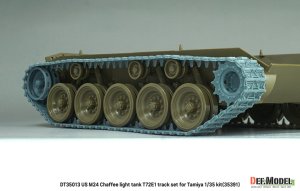 画像2: DEF.MODEL[DT35013]1/35 WWII アメリカ M24チャーフィー軽戦車 T72E1型連結可動履帯(タミヤ用) (2)