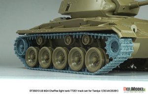 画像7: DEF.MODEL[DT35013]1/35 WWII アメリカ M24チャーフィー軽戦車 T72E1型連結可動履帯(タミヤ用) (7)