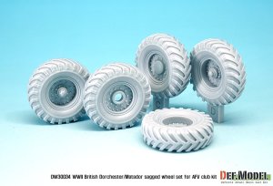 画像3: DEF.MODEL[DW30034]1/35 WWIIブリティッシュエース　ドーチェスターマタドール　自重変形タイヤ(AFVクラブ用) (3)