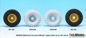 画像5: DEF.MODEL[DW30034]1/35 WWIIブリティッシュエース　ドーチェスターマタドール　自重変形タイヤ(AFVクラブ用) (5)