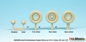 画像3: DEF.MODEL[DW30038]1/35 WWII独キューベルワーゲン/シュビムワーゲン タイヤセット #2(タミヤ/AFVクラブ用) (3)