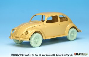 画像5: DEF.MODEL[DW30046]1/35 WWII 独 ドイツ陸軍 スタッフカータイプ82E用ホイールセット02ワイド型DEKA(RFM用) (5)