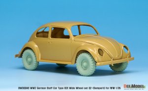 画像10: DEF.MODEL[DW30046]1/35 WWII 独 ドイツ陸軍 スタッフカータイプ82E用ホイールセット02ワイド型DEKA(RFM用) (10)