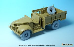 画像10: DEF.MODEL[DW30067]1/35 WWIIイギリスL.R.D.Gコマンドカー用自重変形タイヤセット(2)(タミヤ用) (10)
