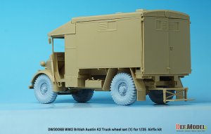 画像6: DEF.MODEL[DW30068]1/35 WWIIイギリス陸軍オースチンK2トラック用自重変形タイヤセット(1)(エアフィックス用) (6)