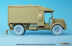 画像8: DEF.MODEL[DW30068]1/35 WWIIイギリス陸軍オースチンK2トラック用自重変形タイヤセット(1)(エアフィックス用) (8)
