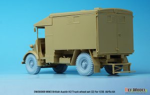 画像6: DEF.MODEL[DW30069]1/35 WWIIイギリス陸軍オースチンK2トラック用自重変形タイヤセット(2)(エアフィックス用) (6)