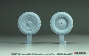 画像2: DEF.MODEL[DW30077]1/35 WWII ドイツ Sd.Kfz.250/デマーグD7 自重変形タイヤセット＃2(汎用) (2)