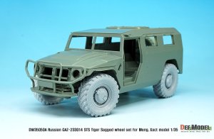 画像3: DEF.MODEL[DW35050A]1/35 現用露 GAZ-233014 STS 高機動装甲車 タイガー 自重変形タイヤ（モンモデル・エグザクト用） (3)