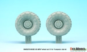 画像4: DEF.MODEL[DW35078]1/35 現用米 M1082 トレーラー 自重変形タイヤ 1(ミシュラン)(トラペ用) (4)