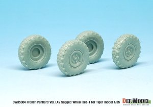 画像3: DEF.MODEL[DW35084]1/35 現用仏 パナールVBL 軽装甲機動車 自重変形タイヤ 1(ミシュラン)(タイガーモデル用) (3)