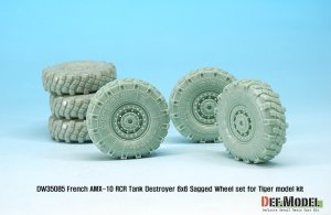 画像3: DEF.MODEL[DW35085]1/35 現用仏 AMX-10 RCR 装輪戦車駆逐車 自重変形タイヤ(タイガーモデル用) (3)