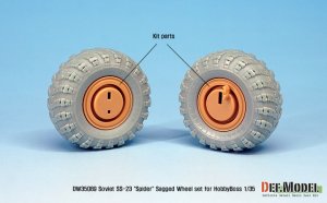 画像2: DEF.MODEL[DW35089]1/35 現用露 SS-23 スパイダー弾道ミサイル 自重変形タイヤ(ホビーボス用) (2)