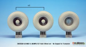 画像4: DEF.MODEL[DW35094]1/35 現用米 MIM-104B パトリオット MIM-104 M901 & AN/MPQ-53 タイヤ(リフトオフ状態)(トラペ用) (4)