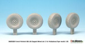 画像6: DEF.MODEL[DW35096]1/35 現用仏 パナールVBL 軽装甲機動車 自重変形タイヤ 2(ミシュラン)(タイガーモデル/ホビーボス用) (6)