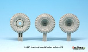 画像5: DEF.MODEL[DW35097]1/35 米 M37カーゴトラック 自重変形タイヤ(ローデン用) (5)
