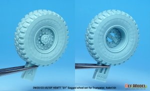画像10: DEF.MODEL[DW35133]1/35 現用 米/イスラエル アメリカ陸軍/IDF M977HEMTTトラック自重変形ホイールセット グッドイヤータイヤ(イタレリ/トランペッター用) (10)