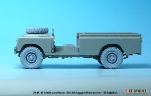 画像6: DEF.MODEL[DW35141]1/35 現用 イギリスランドローバー109LWB 自重変形タイヤセット(イタレリ用) (6)