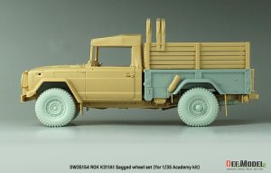 画像6: DEF.MODEL[DW35154]1/35 現用 韓国 K311A1(KM450)トラック 自重変形タイヤセット(アカデミー用) (6)