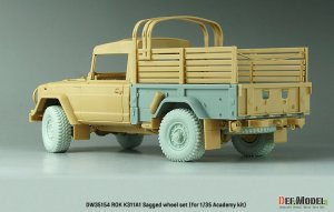画像7: DEF.MODEL[DW35154]1/35 現用 韓国 K311A1(KM450)トラック 自重変形タイヤセット(アカデミー用) (7)