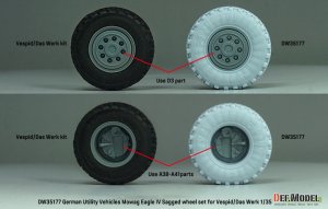 画像7: DEF.MODEL[DW35177]1/35 現用 ドイツ イーグルIV軽装輪装甲車 自重変形タイヤセット(ヴェスピッドモデル/ダスヴェルク用) (7)