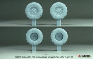 画像3: DEF.MODEL[DW35178]1/35 現用 ドイツ イーグルIV軽装輪装甲車 自重変形タイヤセット(ヴェスピッドモデル用) (3)