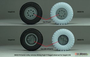 画像7: DEF.MODEL[DW35178]1/35 現用 ドイツ イーグルIV軽装輪装甲車 自重変形タイヤセット(ヴェスピッドモデル用) (7)