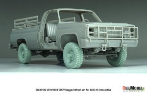 画像12: DEF.MODEL[DW35182]1/35 現用 アメリカ M1008 CUCV 自重変形タイヤセット(AKインタラクティブ用) (12)