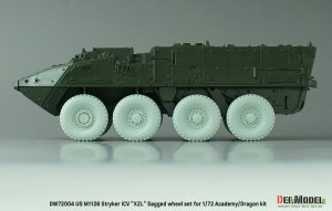 画像6: DEF.MODEL[DW72004]1/72 現用 アメリカ M1126ストライカーICV 自重変形タイヤセット XZLタイプ(アカデミー/ドラゴン用 DW72003リニューアル版) (6)