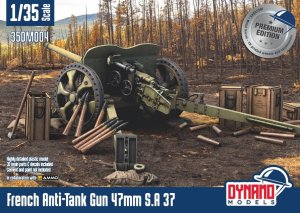 画像1: ダイナモモデルズ[DYN35DM004P]1/35 APX 47mm S.A 37フランス対戦車砲プレミアムエディション (1)