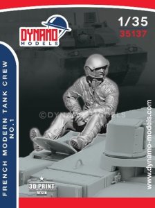 画像1: ダイナモモデルズ[DYN35137]1/35 現用 フランス 戦車乗員 #1 (1)