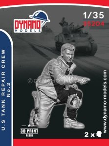 画像1: ダイナモモデルズ[DYN35204]1/35 WW.II 米軍 戦車整備兵 2 (1)