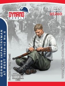 画像1: ダイナモモデルズ[DYN35260]1/35 WW.II ドイツ兵 1939〜1942休憩中 6 (1)