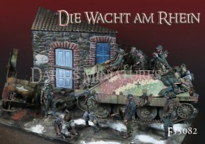 画像3: Darius Miniatures[DMF35082]1/35 WWII ドイツ 「ラインの守り作戦」ジオラマセット(フィギュア/ベース付) (3)