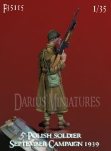画像3: Darius Miniatures[DMF35115]1/35 WWII ポーランド軍兵士＃2 軽機関銃手 1939年9月戦役 (3)