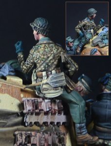 画像2: Darius Miniatures[DMF35126]1/35 WWII ドイツ 武装親衛隊員 (2)