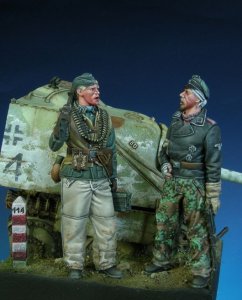 画像2: Darius Miniatures[DMF35001]1/35 WWII独 武装親衛隊 古参兵セット 東部戦線(2体セット) (2)