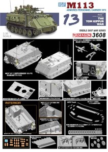 画像3: ドラゴンモデル[DR3608]1/35 イスラエル国防軍 IDF M113 装甲兵員輸送車 "ゼルダ" 第四次中東戦争（ヨム・キプール戦争）1973 (3)