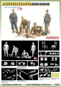画像2: ドラゴンモデル[DR6348]1/35 WW.II ドイツ軍 装甲擲弾兵 イタリア1943-45 (2)