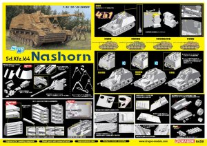画像2: ドラゴンモデル[DR6459]1/35 WW.II ドイツ軍 Sd.Kfz.164 ナースホルン(4in1) (2)
