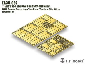 画像2: E.T.MODEL[EA35-097]WWII独 ヤークトティーガー フェンダー & サイドスカート (2)