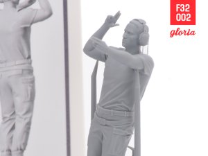 画像4: E.T.MODEL[F32002]1/32 現用 アメリカ空軍 グランドクルーVol.2 ハンドサインを送る誘導員 (4)