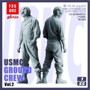 画像1: E.T.MODEL[F35002]1/35 現用 アメリカ海兵隊 グランドクルー タイプ2 (1)