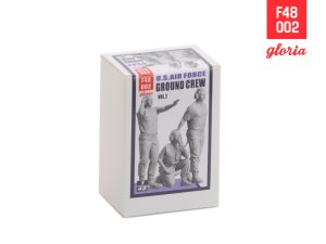 画像2: E.T.MODEL[F48002]1/48 現用 アメリカ空軍 グランドクルーセットVol.2 地上誘導員(3体入) (2)