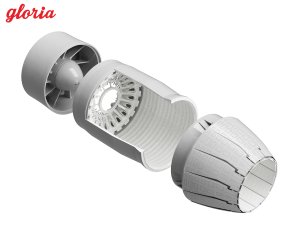 画像5: E.T.MODEL[GR32012B]1/32 現用 アメリカ F-16CJファイティングファルコン F110-GE排気ノズル&アフターバーナー 閉状態(タミヤ用) (5)