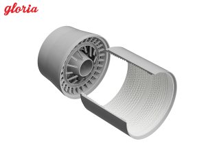 画像2: E.T.MODEL[GR32015A]1/32 現用 アメリカ F-15イーグル F100-PW排気ノズル&アフターバーナーセット 開状態(タミヤ用) (2)